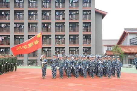 管理学院受阅方阵1